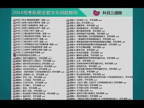 c1科目二视频 侧方停车技巧 直角转弯 学驾驶视频c1科目高清图片