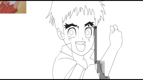 儿童绘画动画片《光能使者》中的主角遥大地卡通动漫形象绘画教程