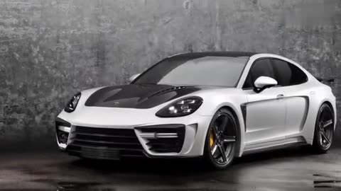 黑白相间 保时捷panamera改装车展示